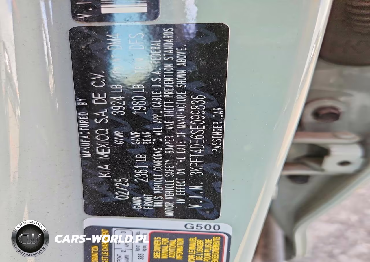 2025 Kia K4 Lxs VIN:3KPFT4DE6SE099836 - 12