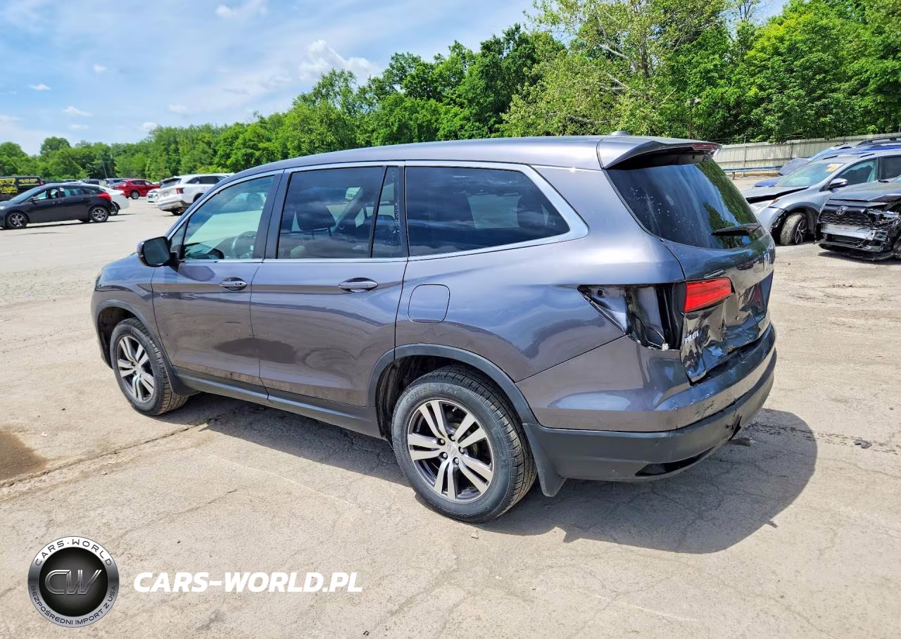 2017 Honda Pilot Exl VIN:5FNYF6H58HB052249 - 2