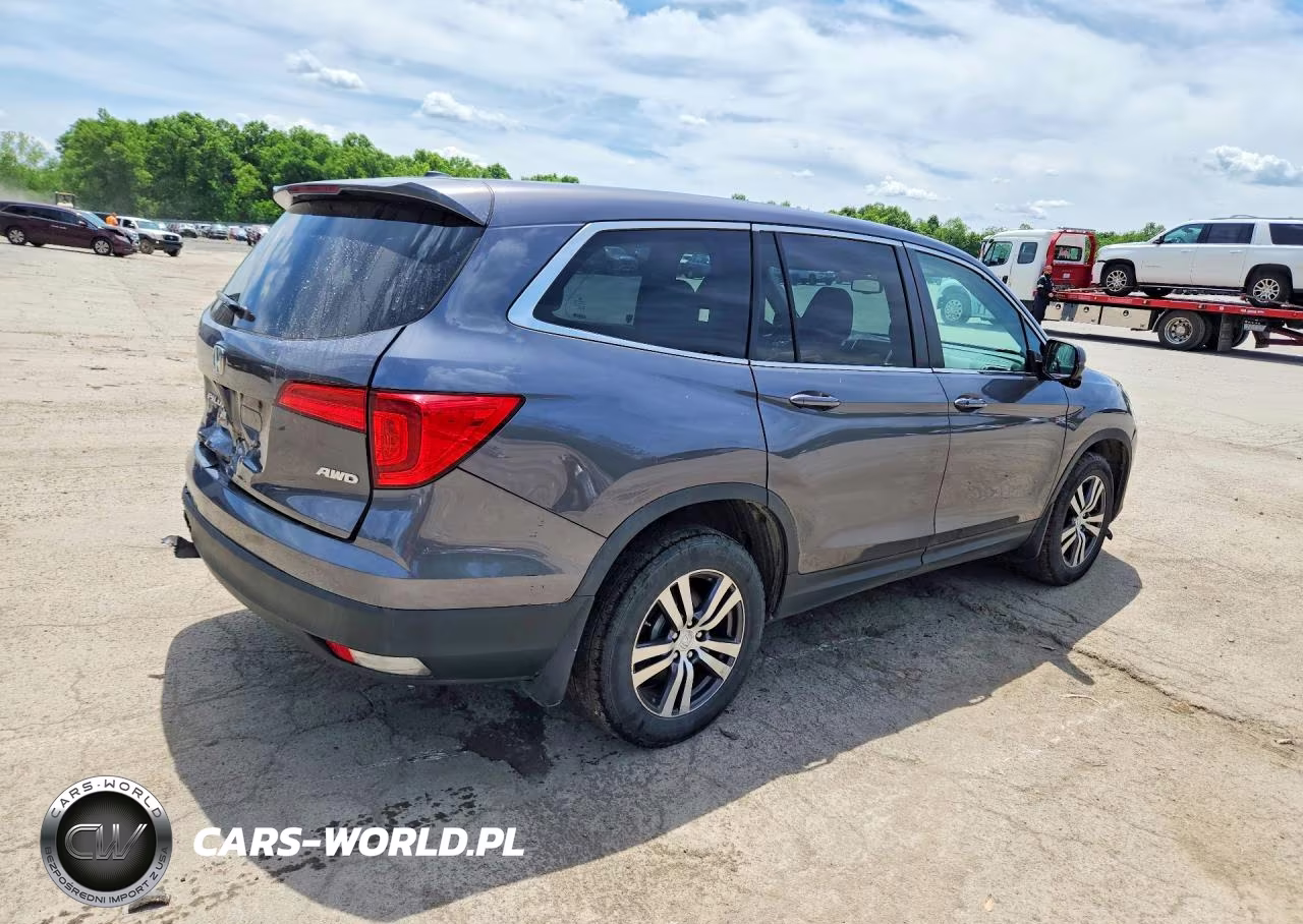 2017 Honda Pilot Exl VIN:5FNYF6H58HB052249 - 3