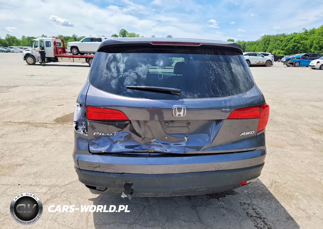2017 Honda Pilot Exl VIN:5FNYF6H58HB052249 - 6