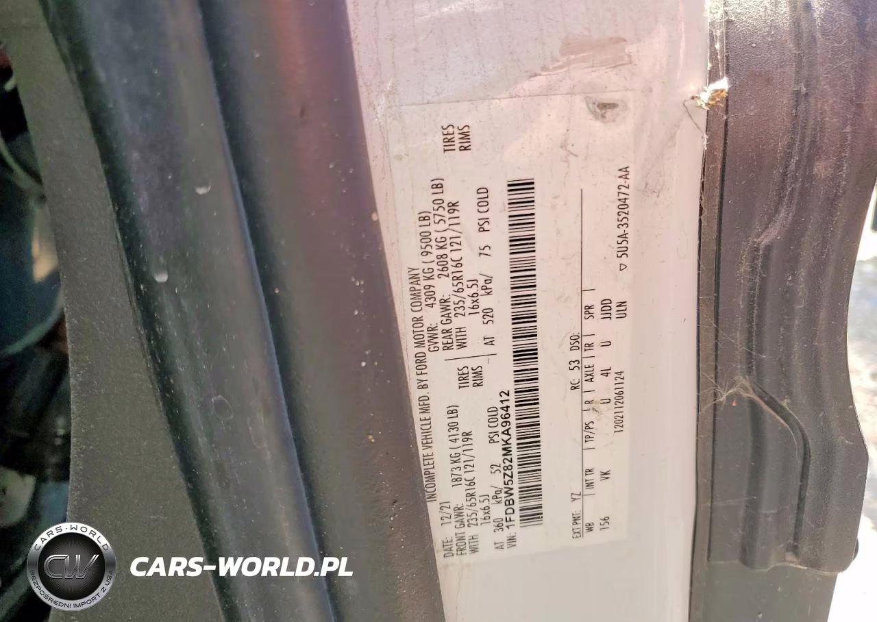 2021 Ford Transit Refrigerated Box Truck VIN:1FDBW5Z82MKA96412 - 12
