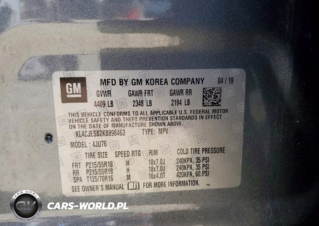 2019 Buick Encore Preferred VIN:KL4CJESB2KB898463 - 13