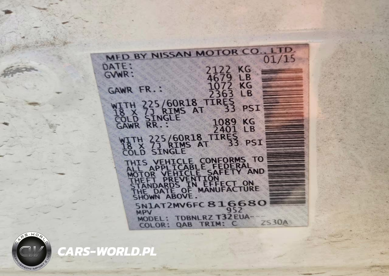 2015 Nissan Rogue S VIN:5N1AT2MV6FC816680 - 13