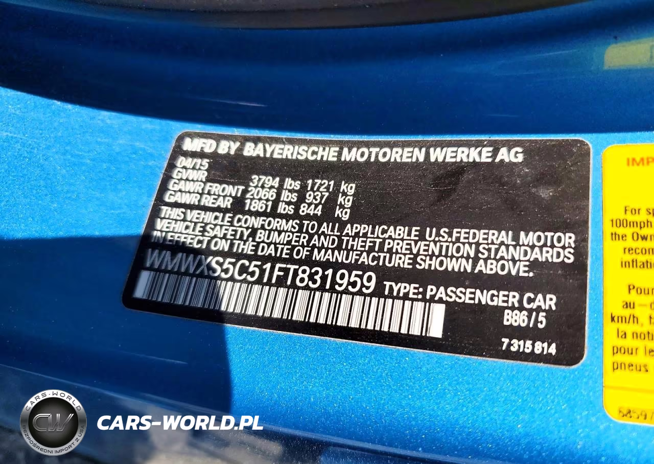 2015 Mini Cooper VIN:WMWXS5C51FT831959 - 13