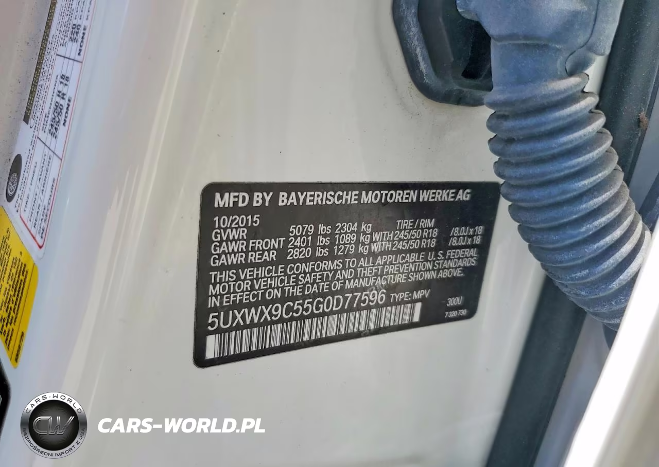 2016 BMW X3 xDrive28I VIN:5UXWX9C55G0D77596 - 13