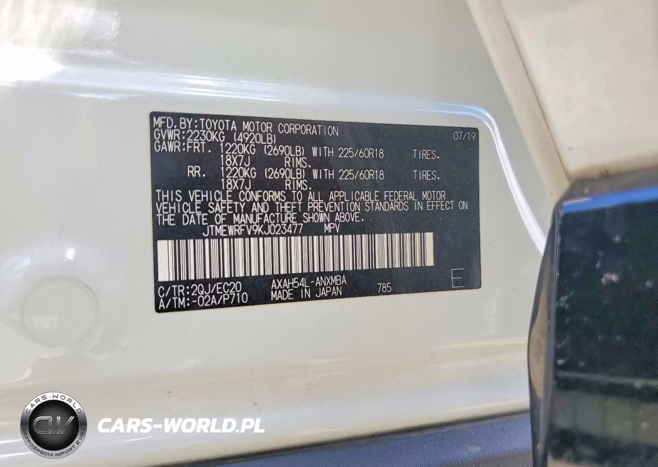 2019 Toyota Rav4 Xse VIN:JTMEWRFV9KJ023477 - 13