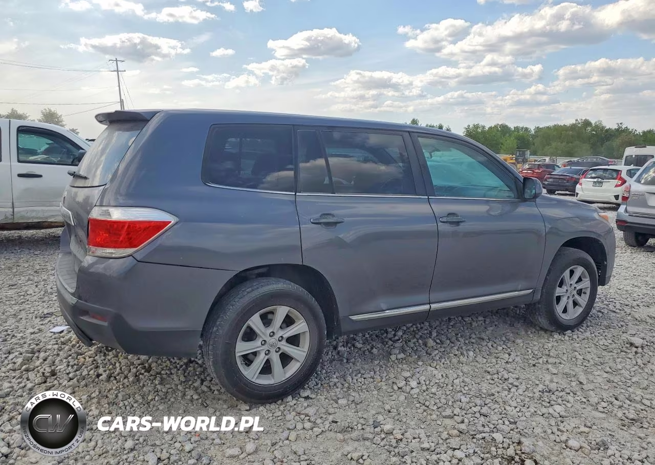 2013 Toyota Highlander Base VIN:5TDZA3EH9DS043050 - 3