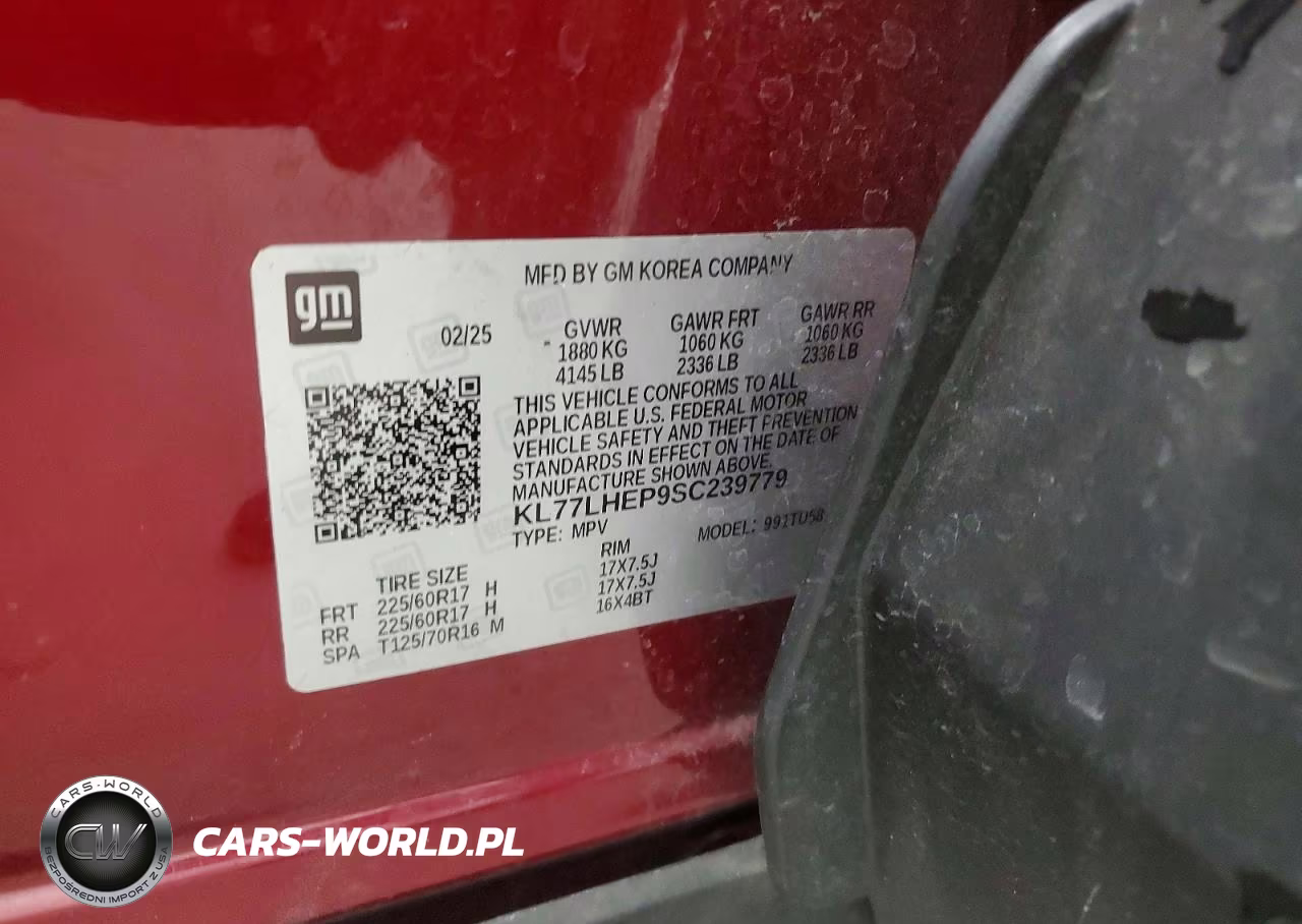 2025 Chevrolet Trax 1Lt VIN:KL77LHEP9SC239779 - 13