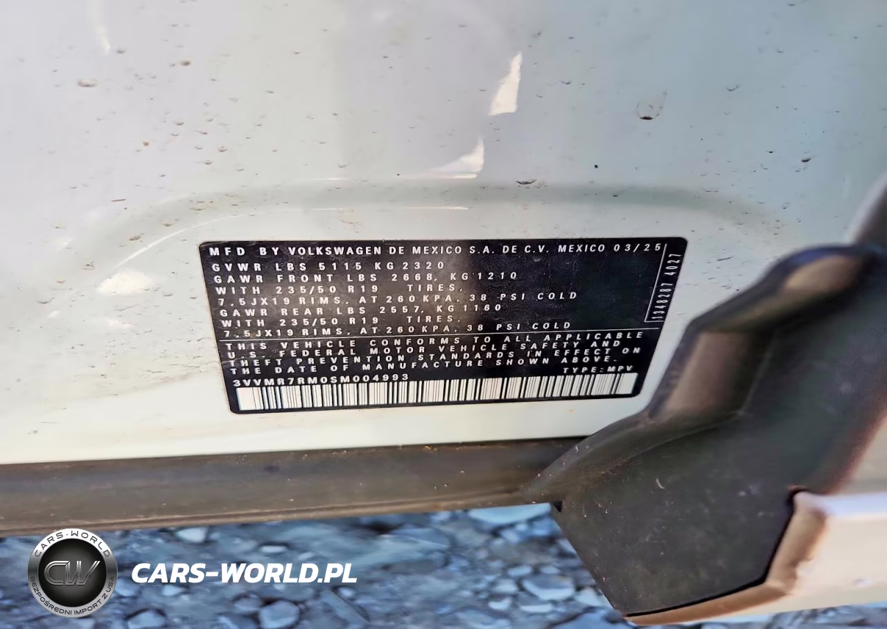 2025 Volkswagen Tiguan Se VIN:3VVMR7RM0SM004993 - 12