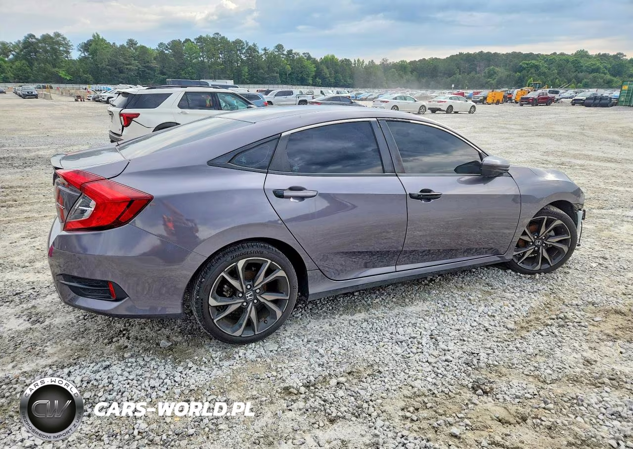2019 Honda Civic Sport VIN:19XFC2F81KE009729 - 3