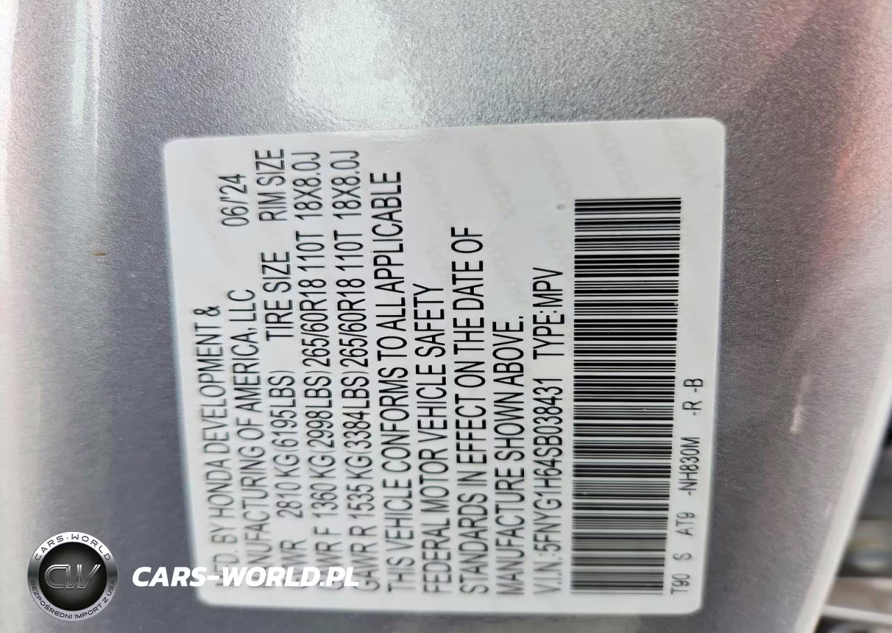 2025 Honda Pilot Trailsport VIN:5FNYG1H64SB038431 - 14
