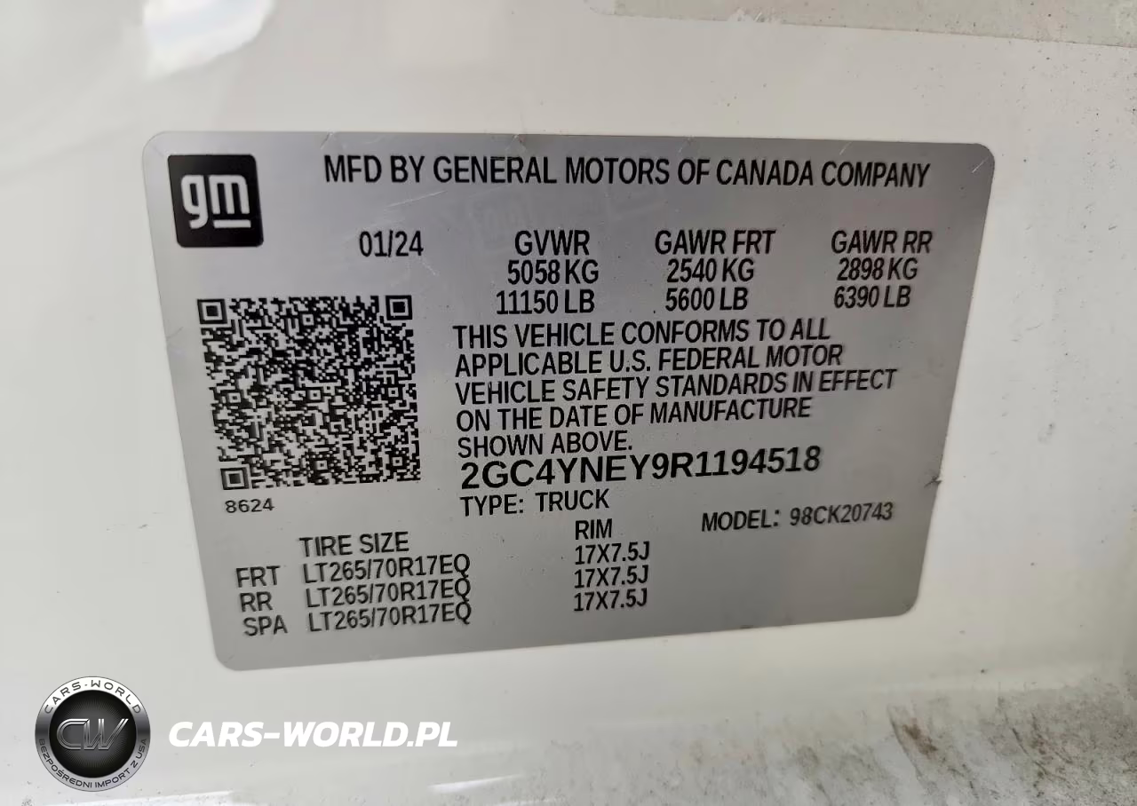2024 Chevrolet Silverado K2500 Heavy Duty Lt VIN:2GC4YNEY9R1194518 - 12