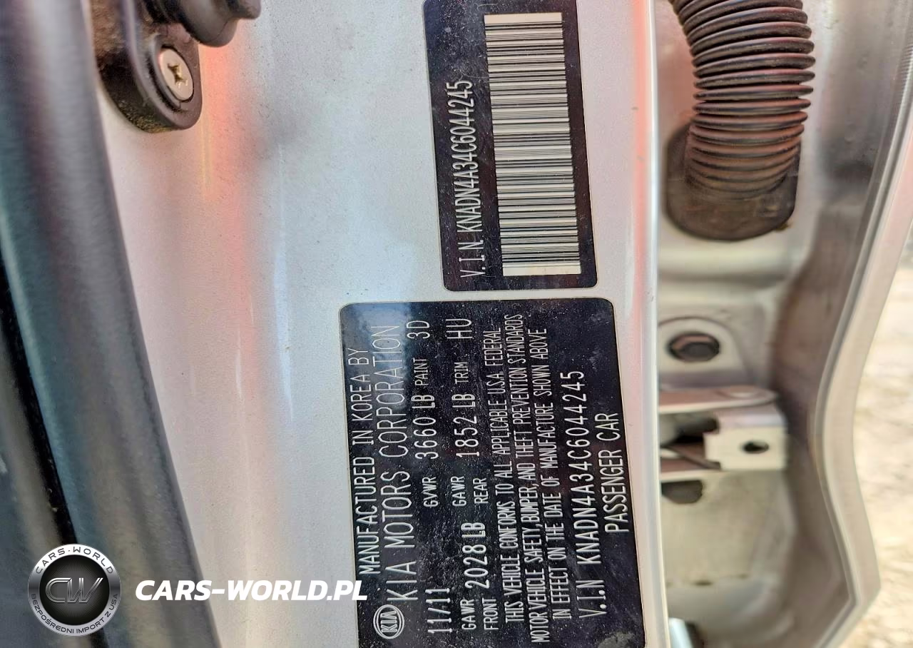 2012 Kia Rio Ex VIN:KNADN4A34C6044245 - 12