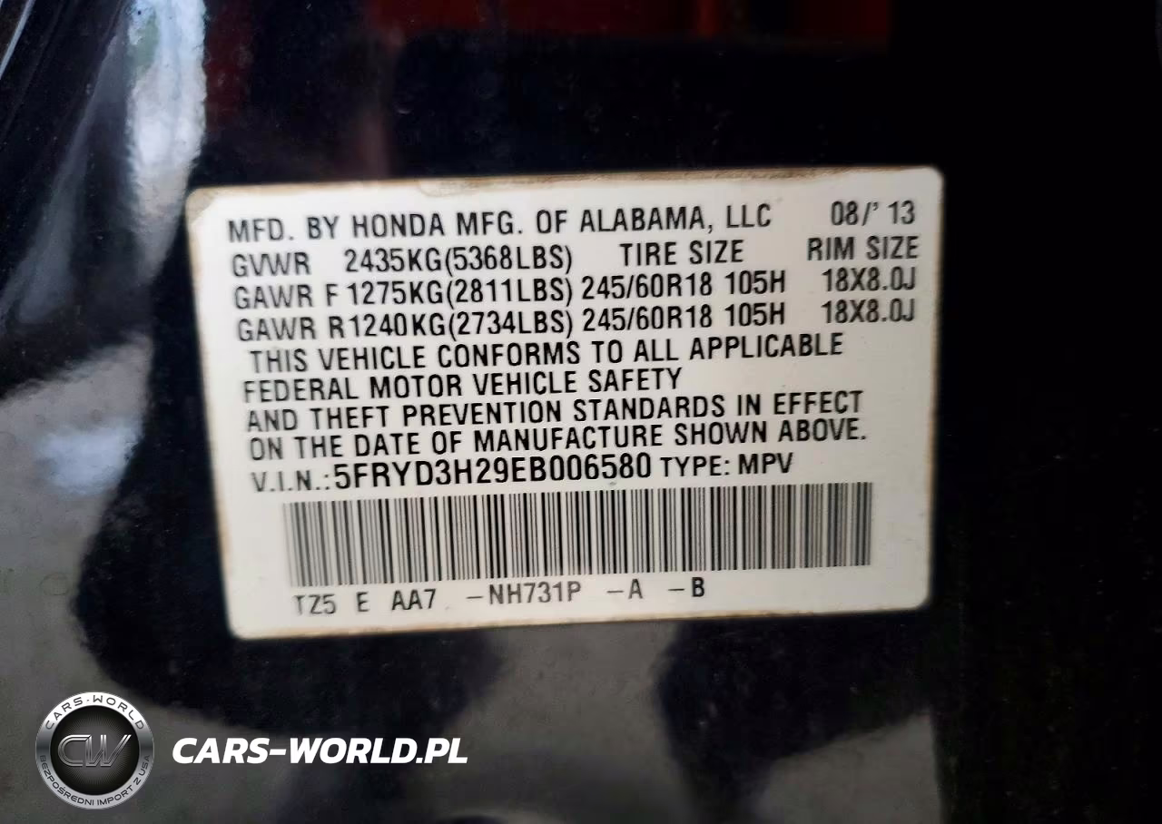 2014 Acura Mdx VIN:5FRYD3H29EB006580 - 12