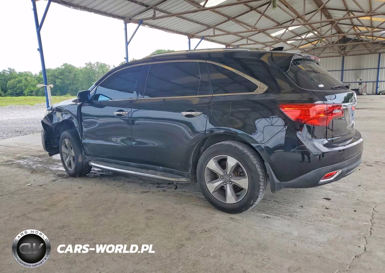 2014 Acura Mdx VIN:5FRYD3H29EB006580 - 2