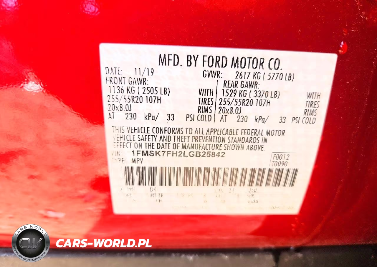 2020 Ford Explorer Limited VIN:1FMSK7FH2LGB25842 - 13