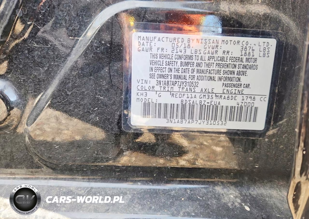 2018 Nissan Sentra S VIN:3N1AB7AP7JY310532 - 12
