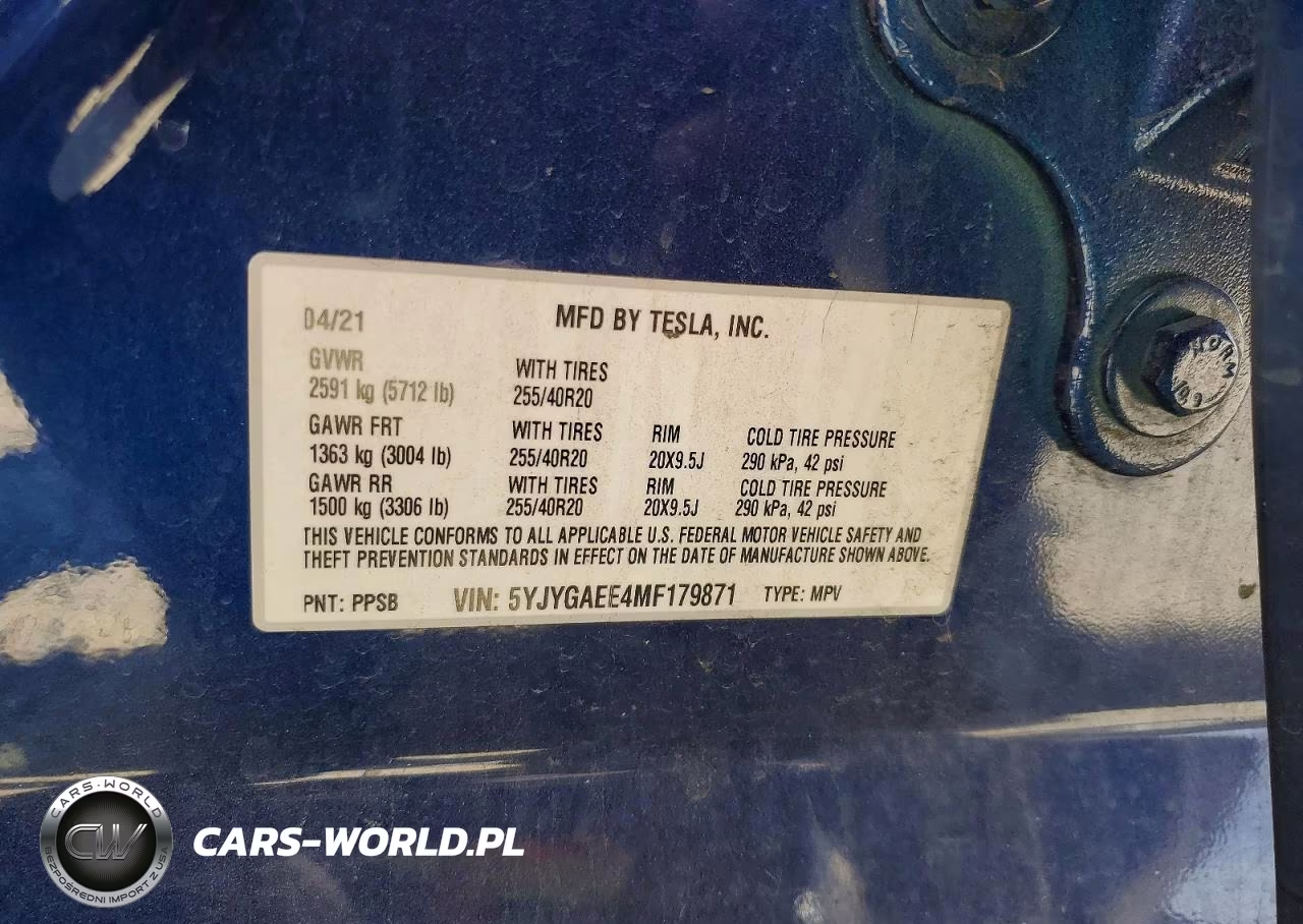 2021 Tesla Model Y VIN:5YJYGAEE4MF179871 - 13