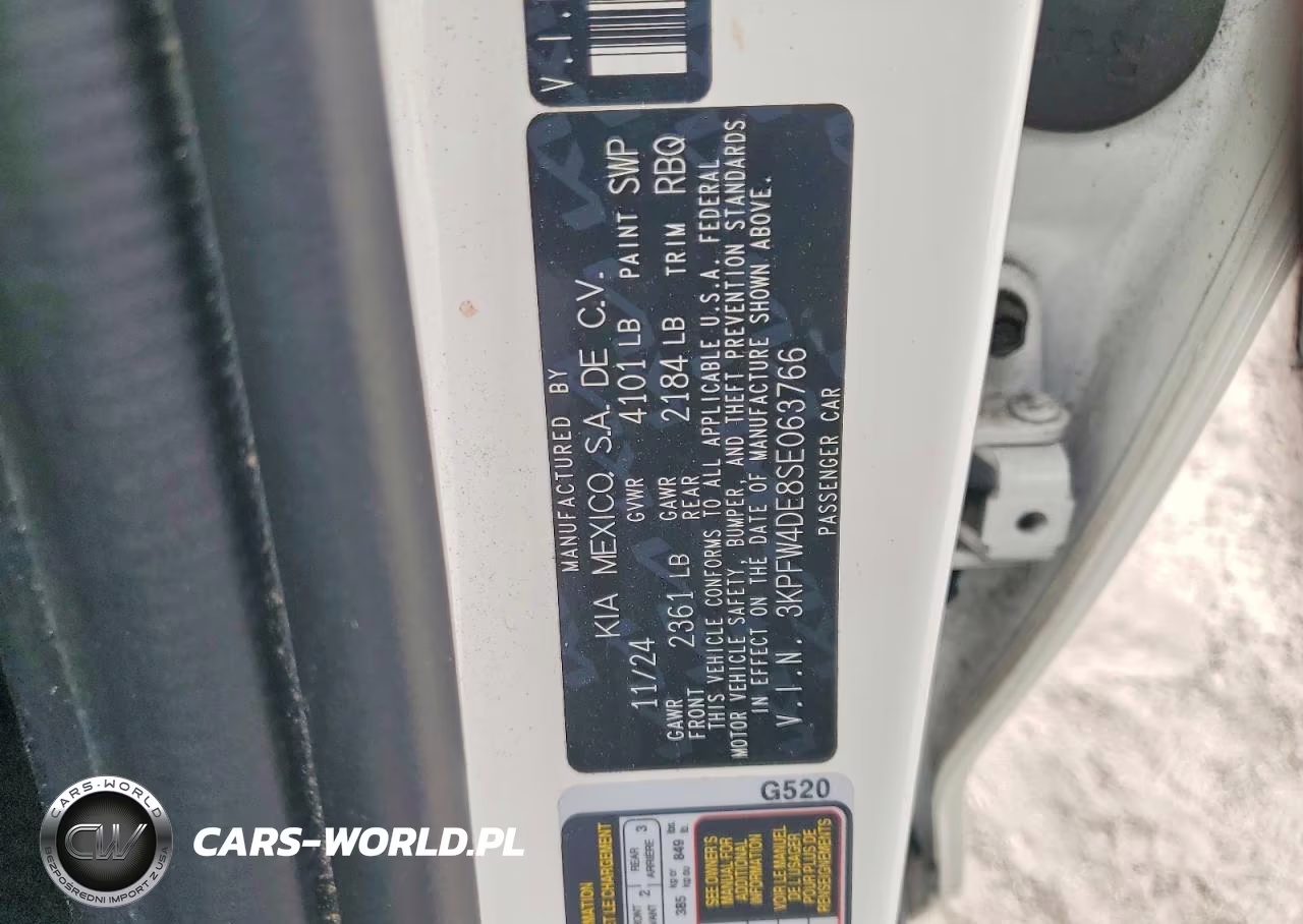 2025 Kia K4 Gt Line VIN:3KPFW4DE8SE063766 - 12