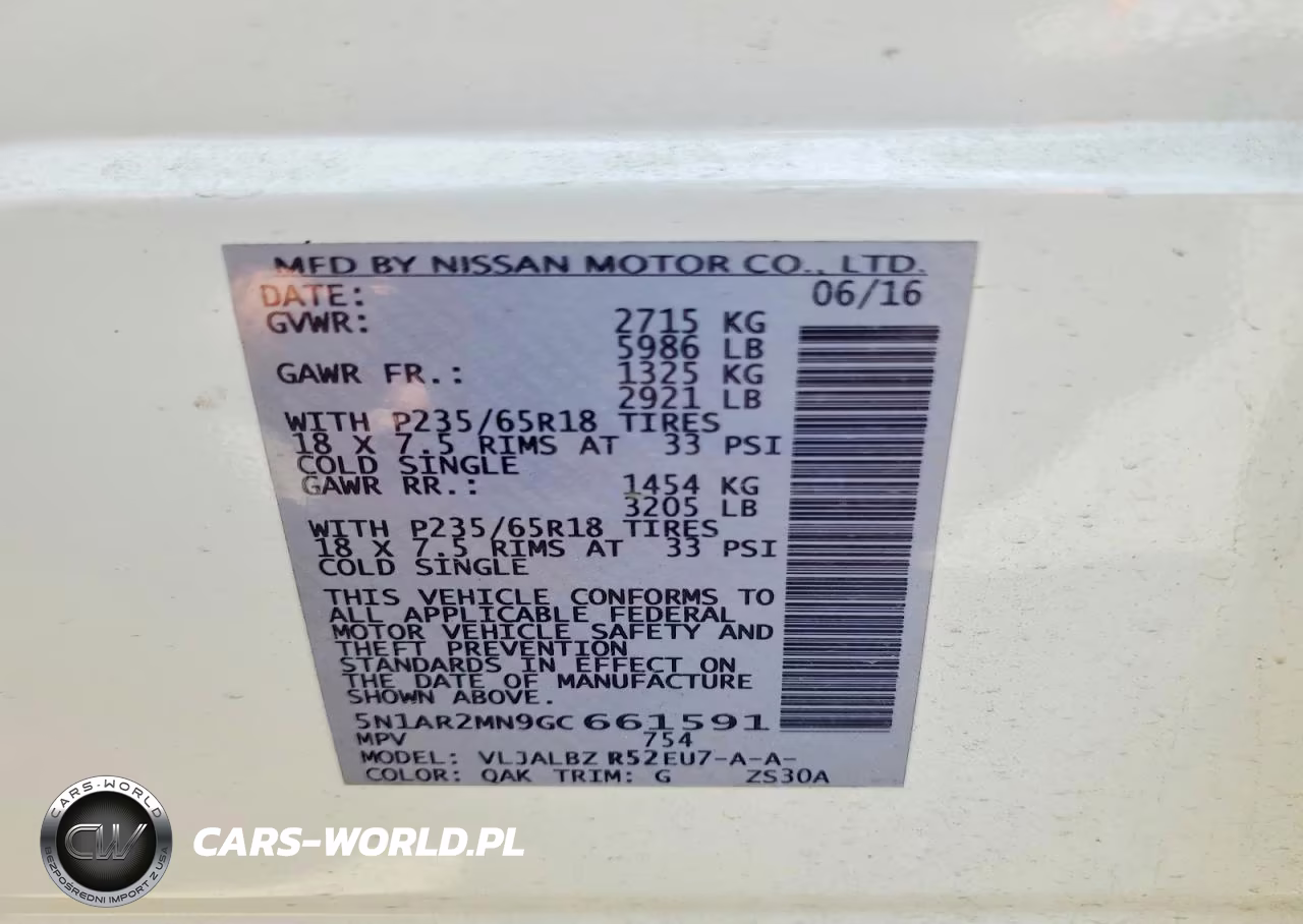 2016 Nissan Pathfinder S VIN:5N1AR2MN9GC661591 - 14