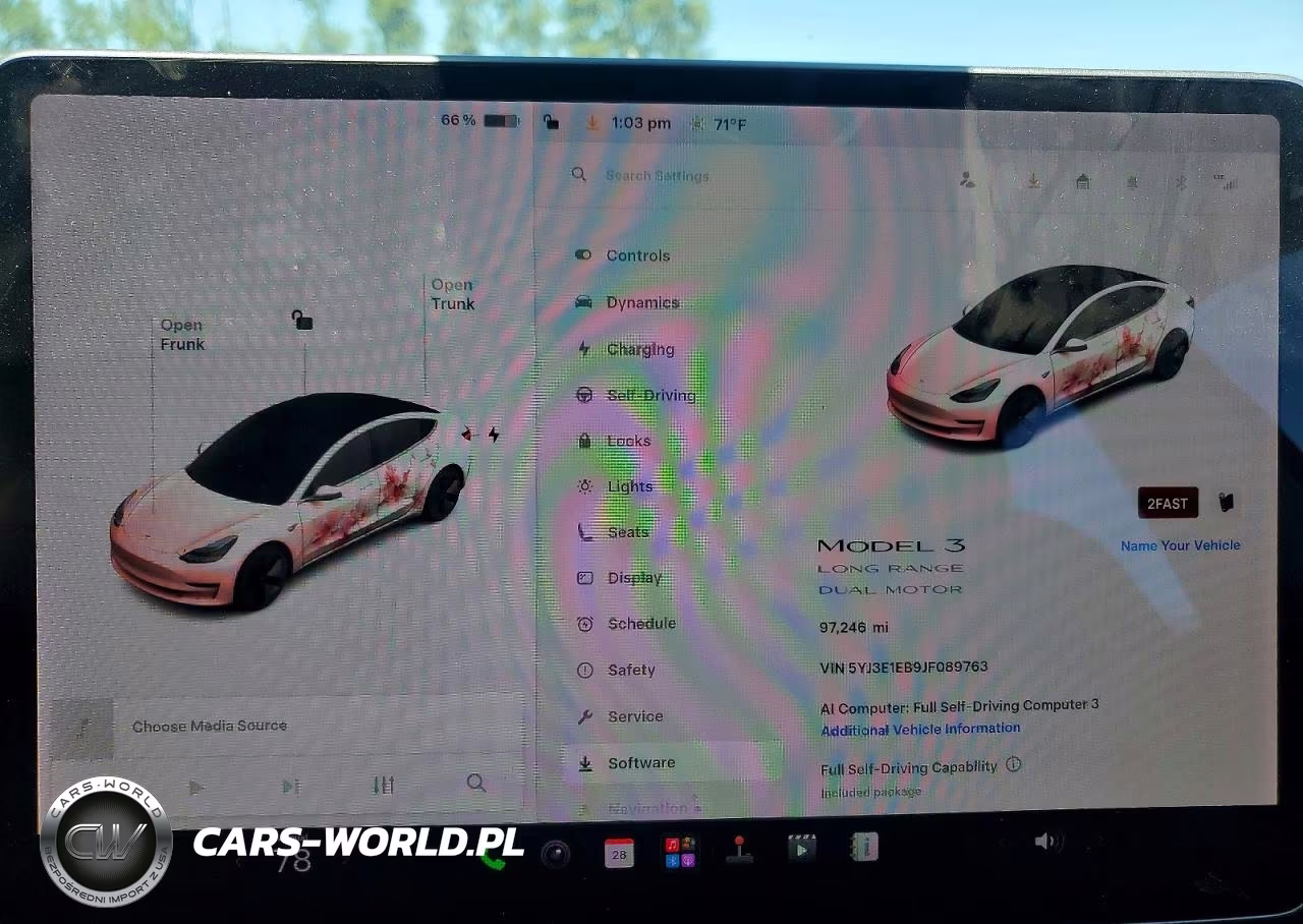 2018 Tesla Model 3 VIN:5YJ3E1EB9JF089763 - 9