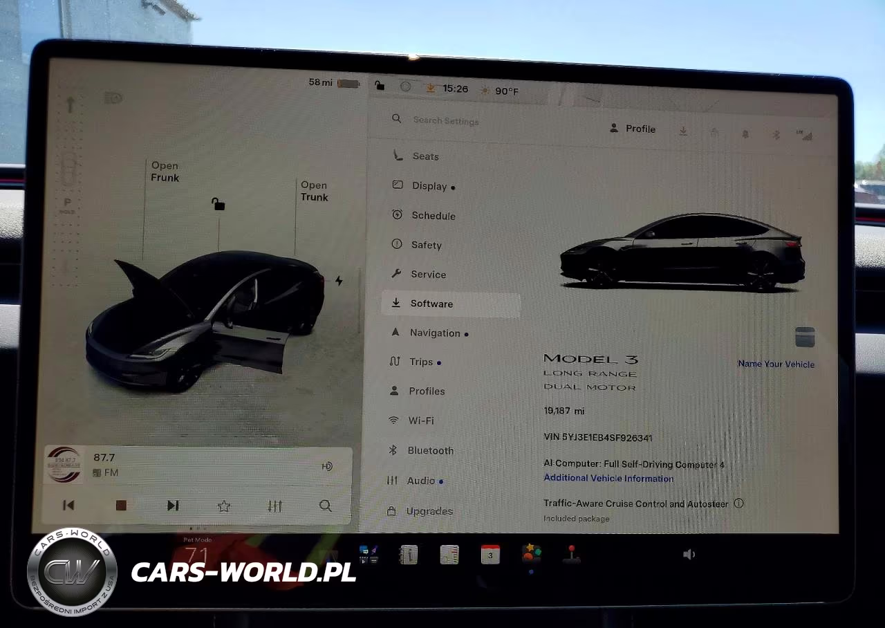 2025 Tesla Model 3 VIN:5YJ3E1EB4SF926341 - 9