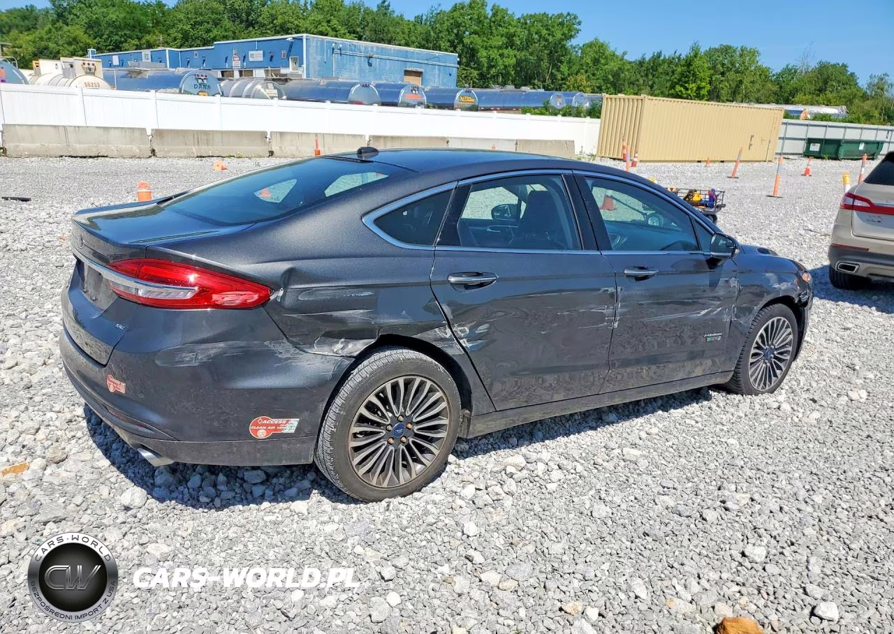 2017 Ford Fusion Se Phev VIN:3FA6P0PU0HR277408 - 3