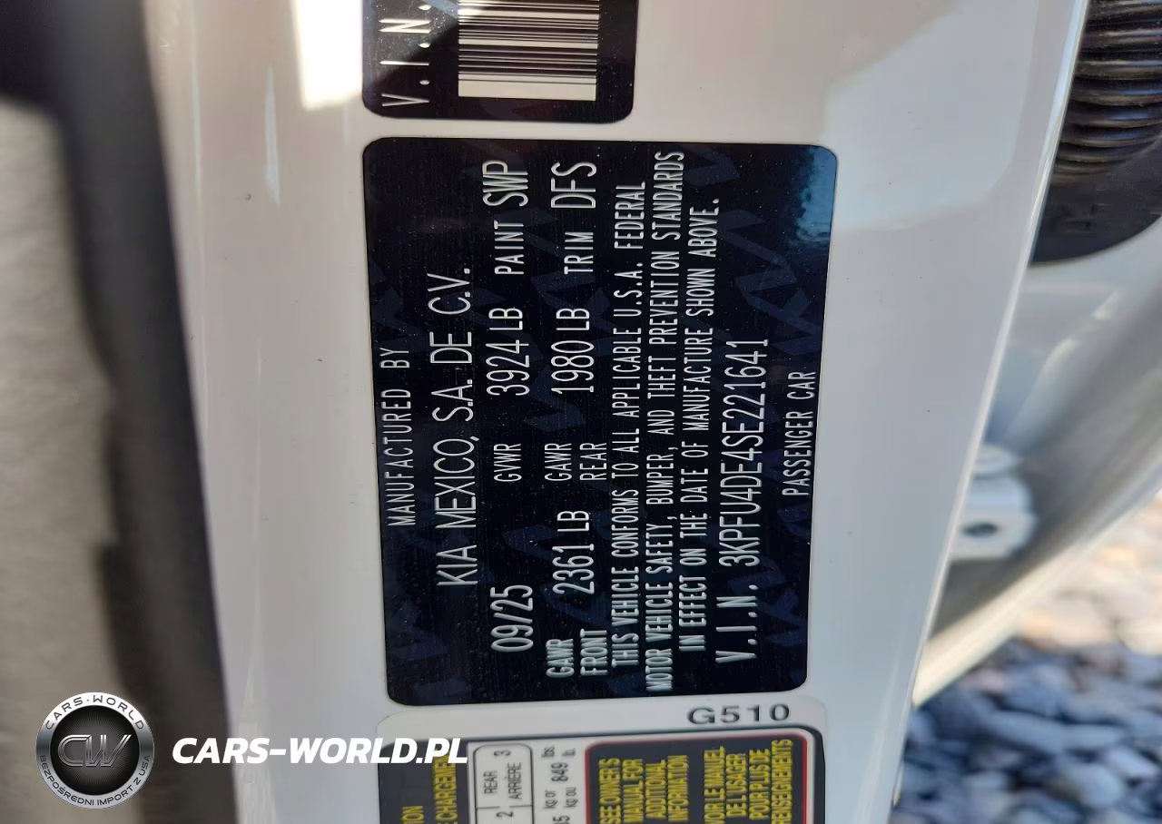 2025 Kia K4 Ex VIN:3KPFU4DE4SE221641 - 12