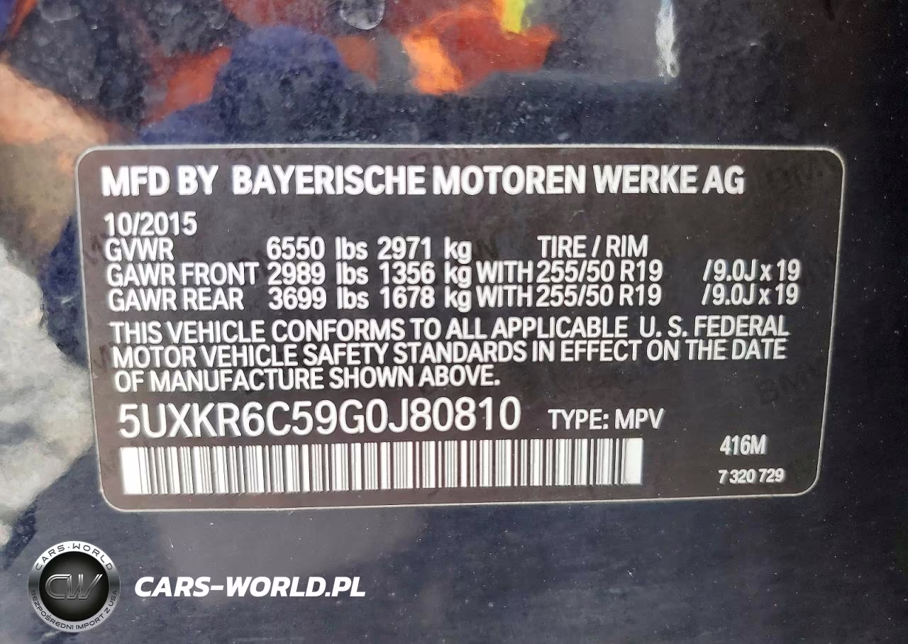 2016 BMW X5 xDrive50I VIN:5UXKR6C59G0J80810 - 13