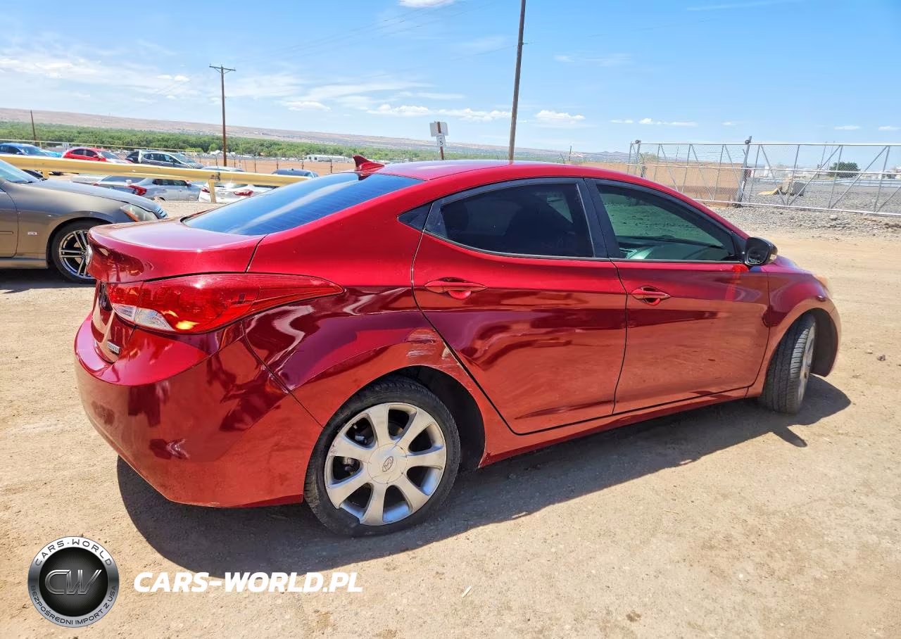 2012 Hyundai Elantra Limited VIN:KMHDH4AE8CU206137 - 3