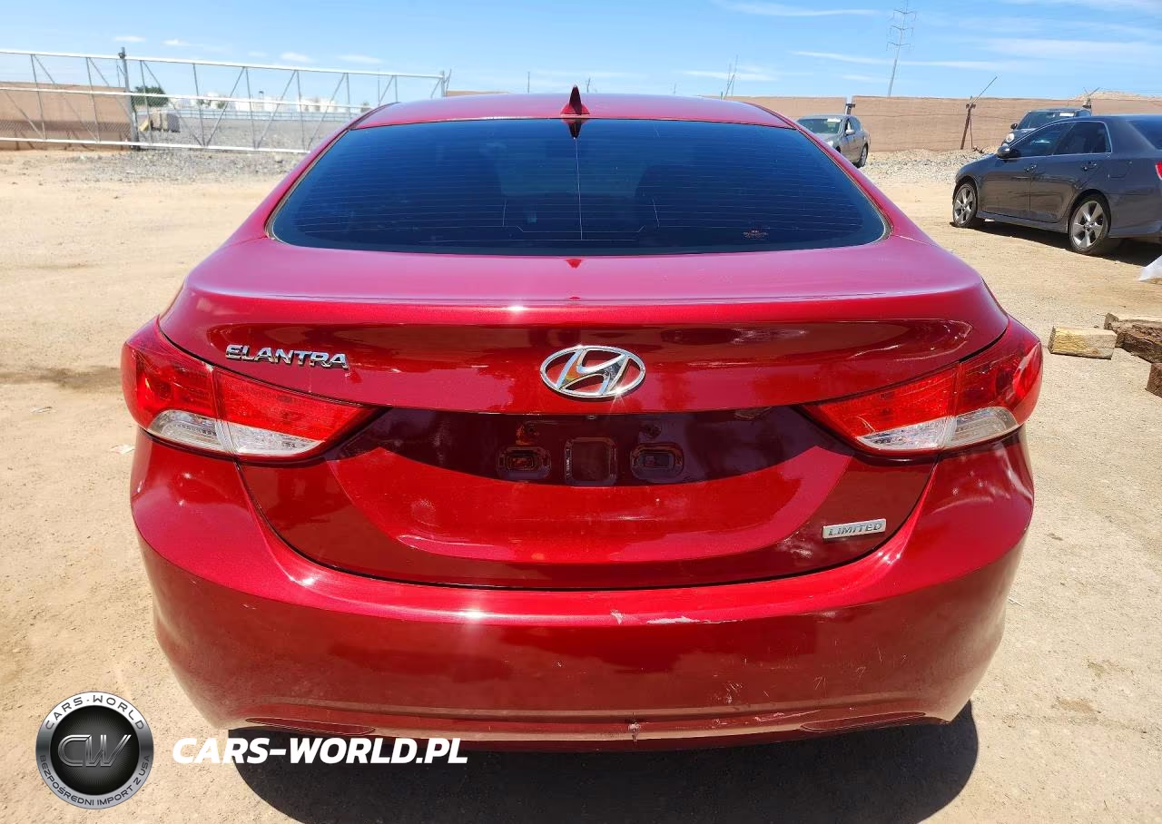 2012 Hyundai Elantra Limited VIN:KMHDH4AE8CU206137 - 6