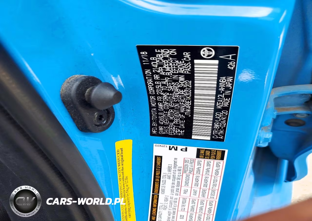 2019 Toyota Corolla Hatchback Xse VIN:JTNK4RBE1K3031202 - 12