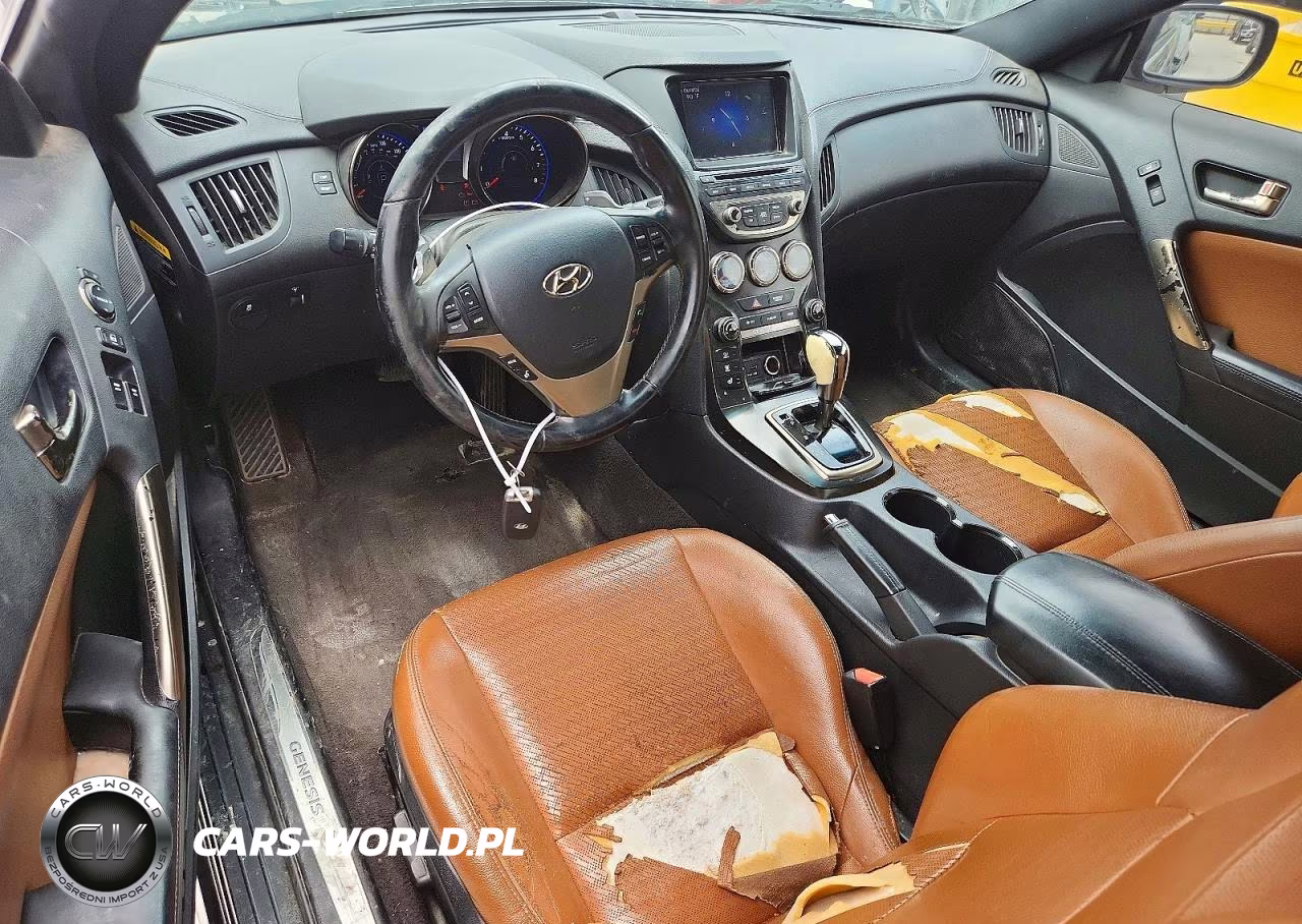 2013 Hyundai Genesis Coupe 3.8L VIN:KMHHU6KJ3DU105626 - 8