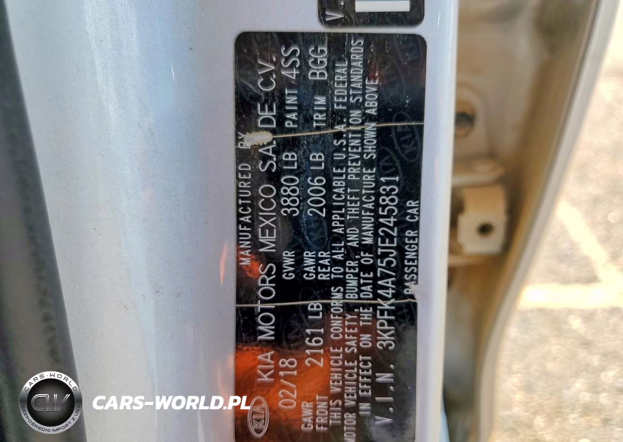 2018 Kia Forte Lx VIN:3KPFK4A75JE245831 - 12
