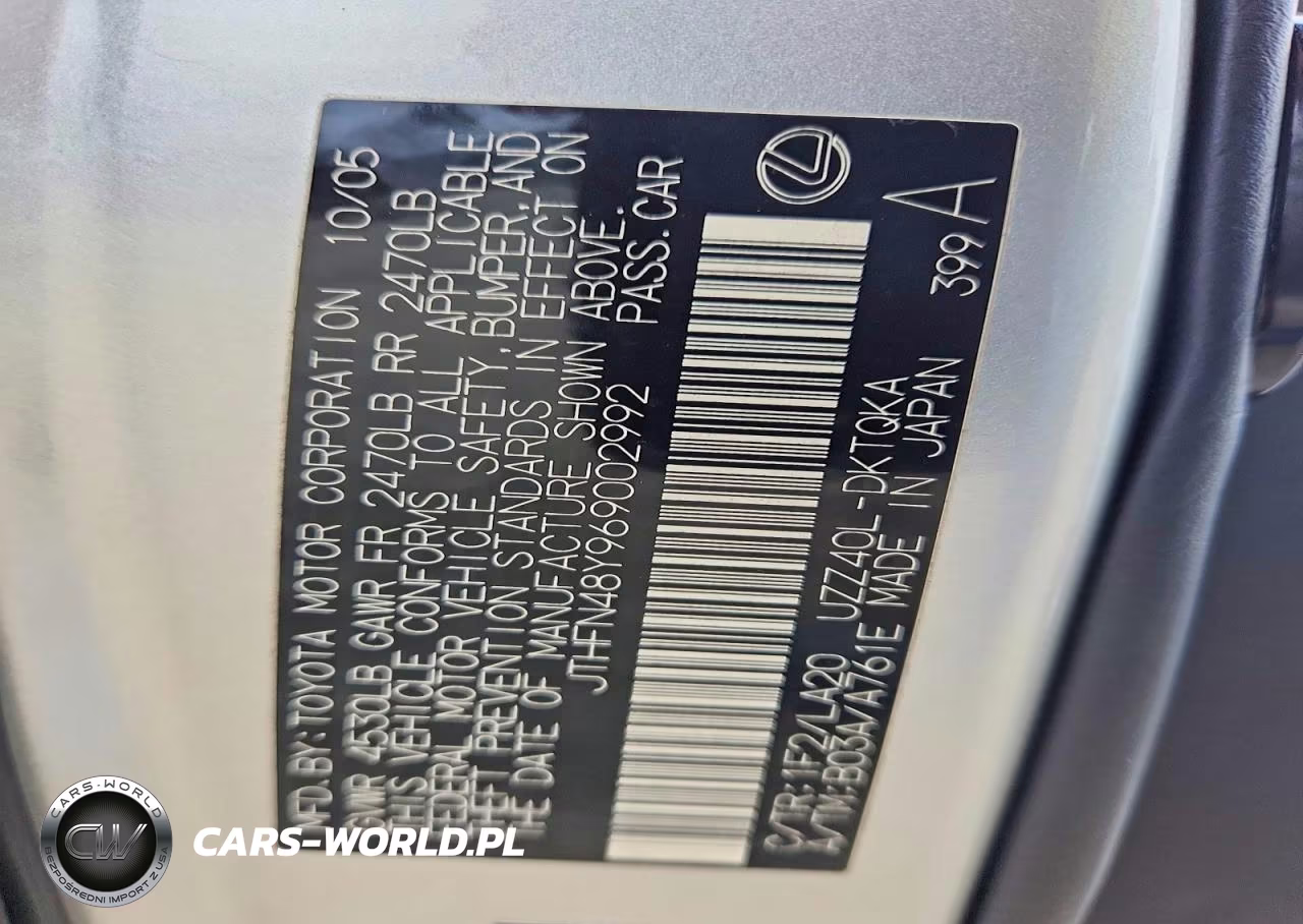 2006 Lexus Sc 430 VIN:JTHFN48Y969002992 - 12