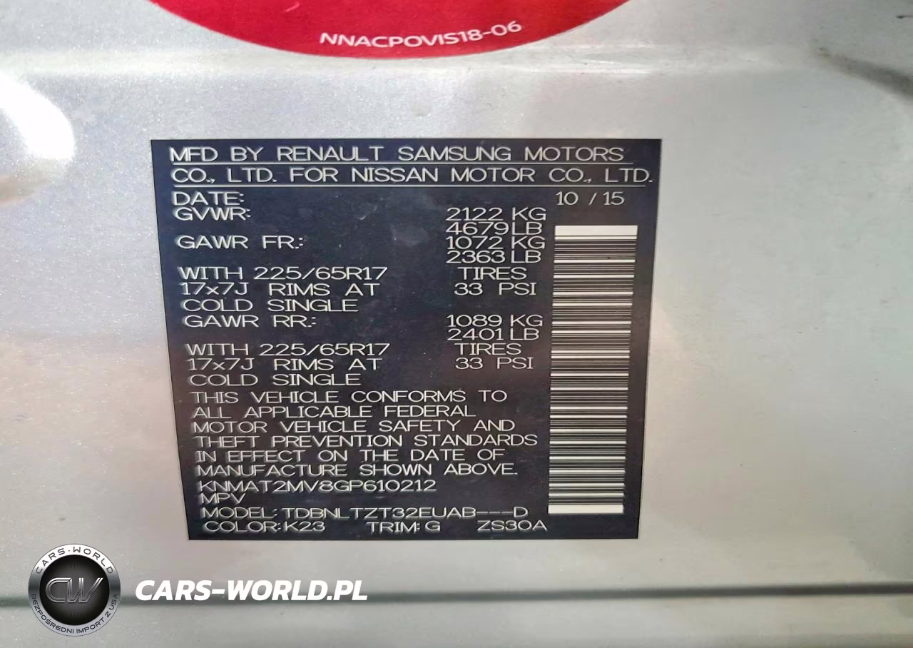 2016 Nissan Rogue Sv VIN:KNMAT2MV8GP610212 - 13