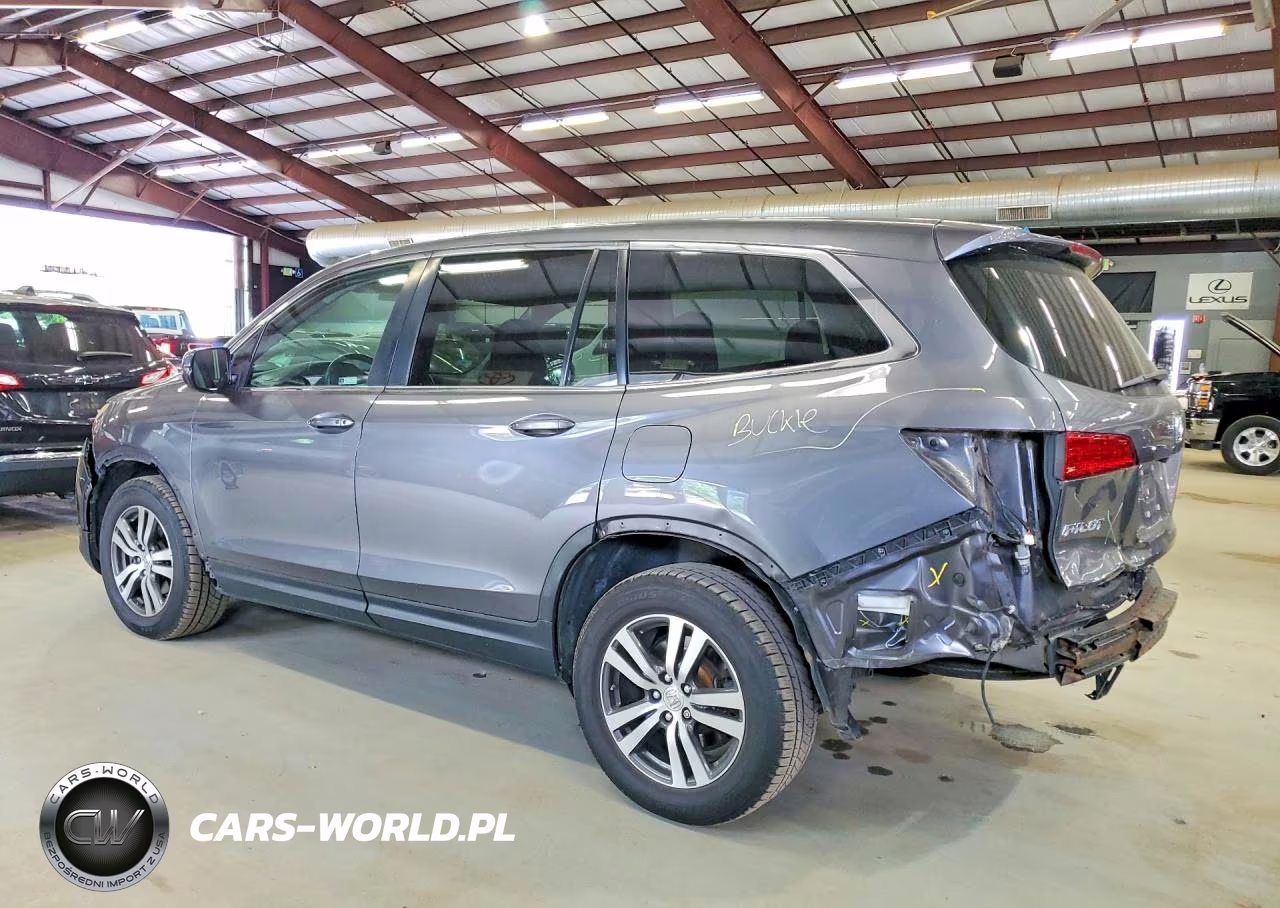 2017 Honda Pilot Exl VIN:5FNYF6H50HB093054 - 2