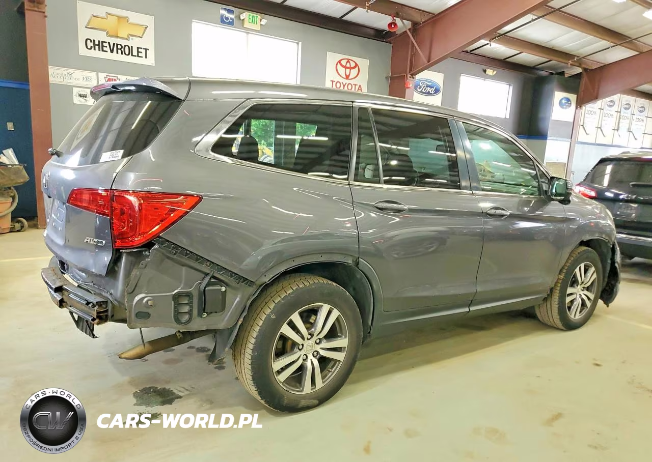 2017 Honda Pilot Exl VIN:5FNYF6H50HB093054 - 3