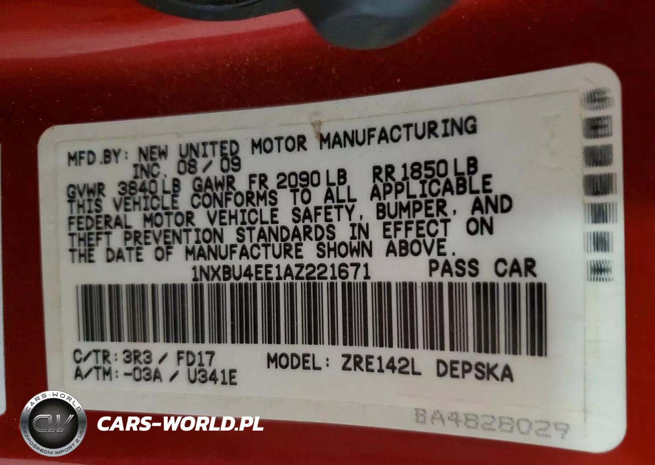 2010 Toyota Corolla S VIN:1NXBU4EE1AZ221671 - 12