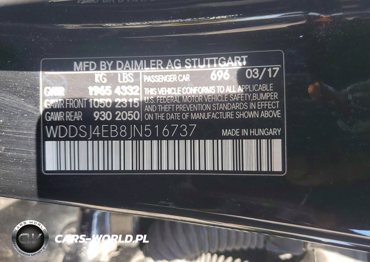 2018 Mercedes-Benz Cla 250 VIN:WDDSJ4EB8JN516737 - 13