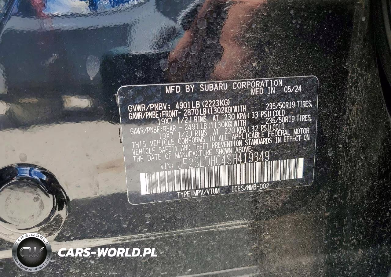 2025 Subaru Forester Sport VIN:JF2SLDHC4SH419349 - 13