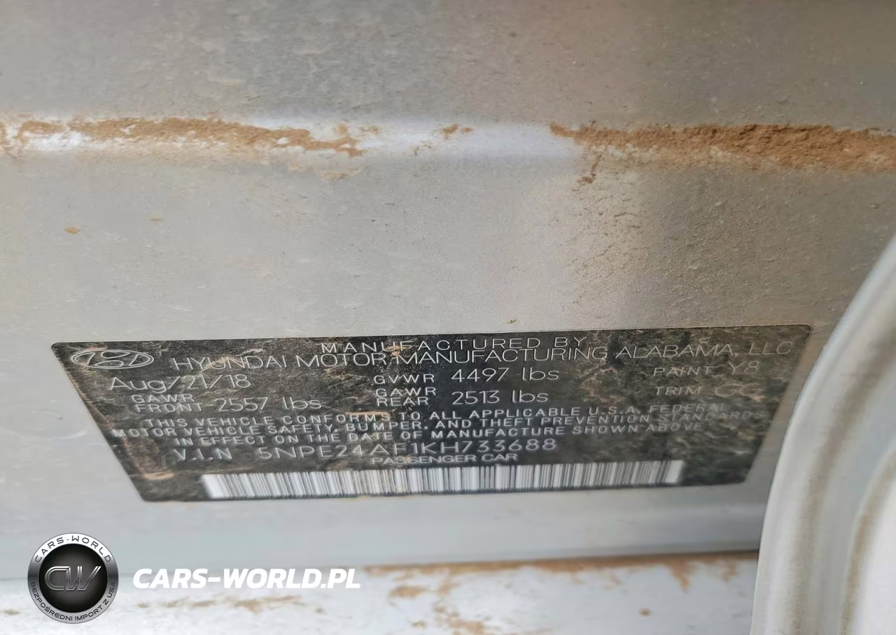2019 Hyundai Sonata Se VIN:5NPE24AF1KH733688 - 12