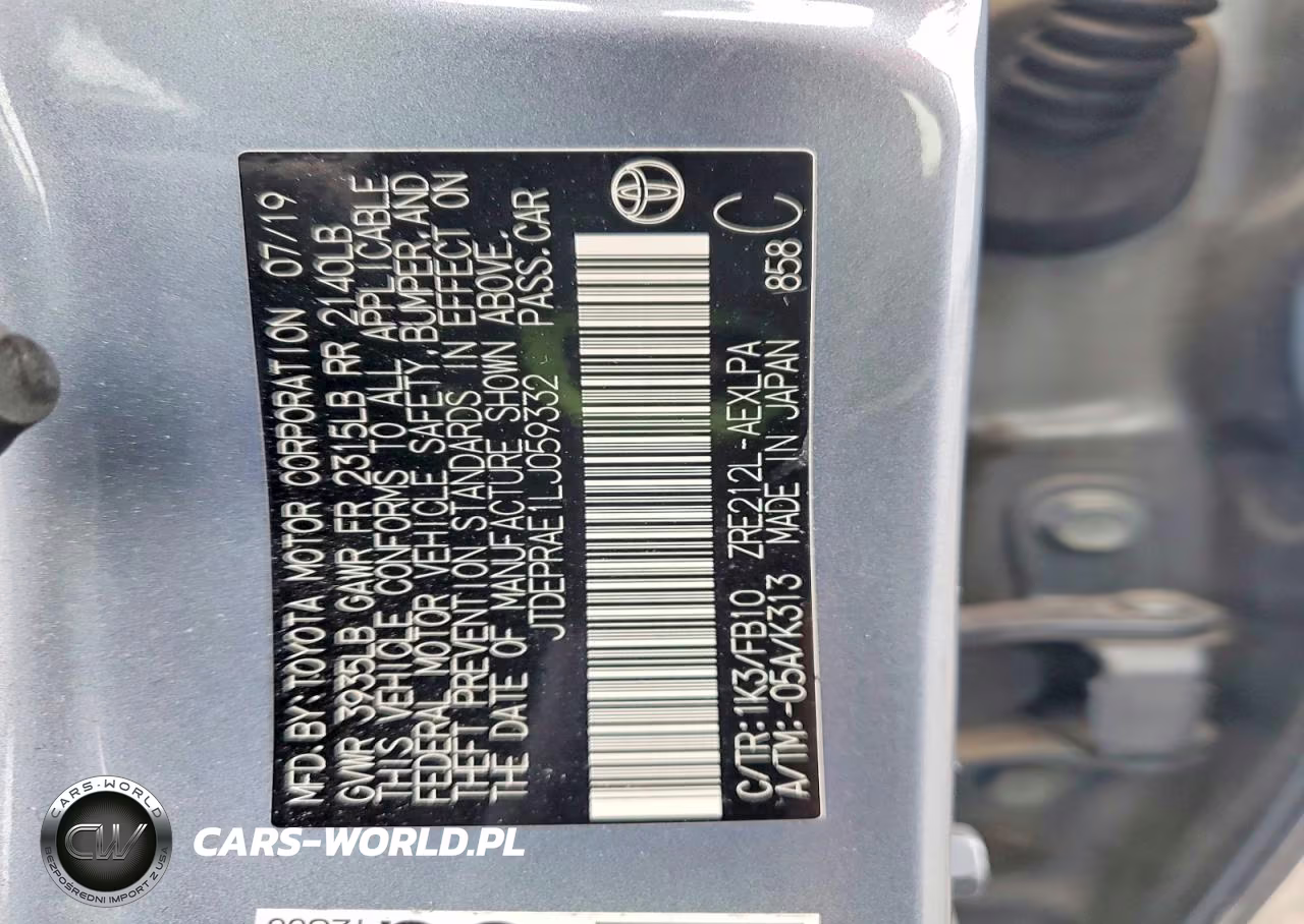 2020 Toyota Corolla Le VIN:JTDEPRAE1LJ059332 - 13