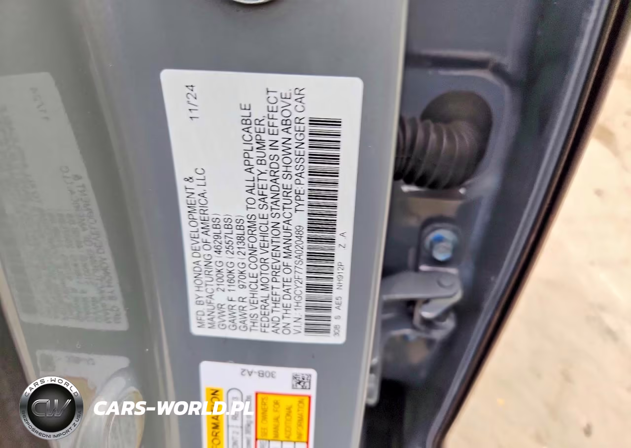 2025 Honda Accord Hybrid Sport-L VIN:1HGCY2F77SA020489 - 12