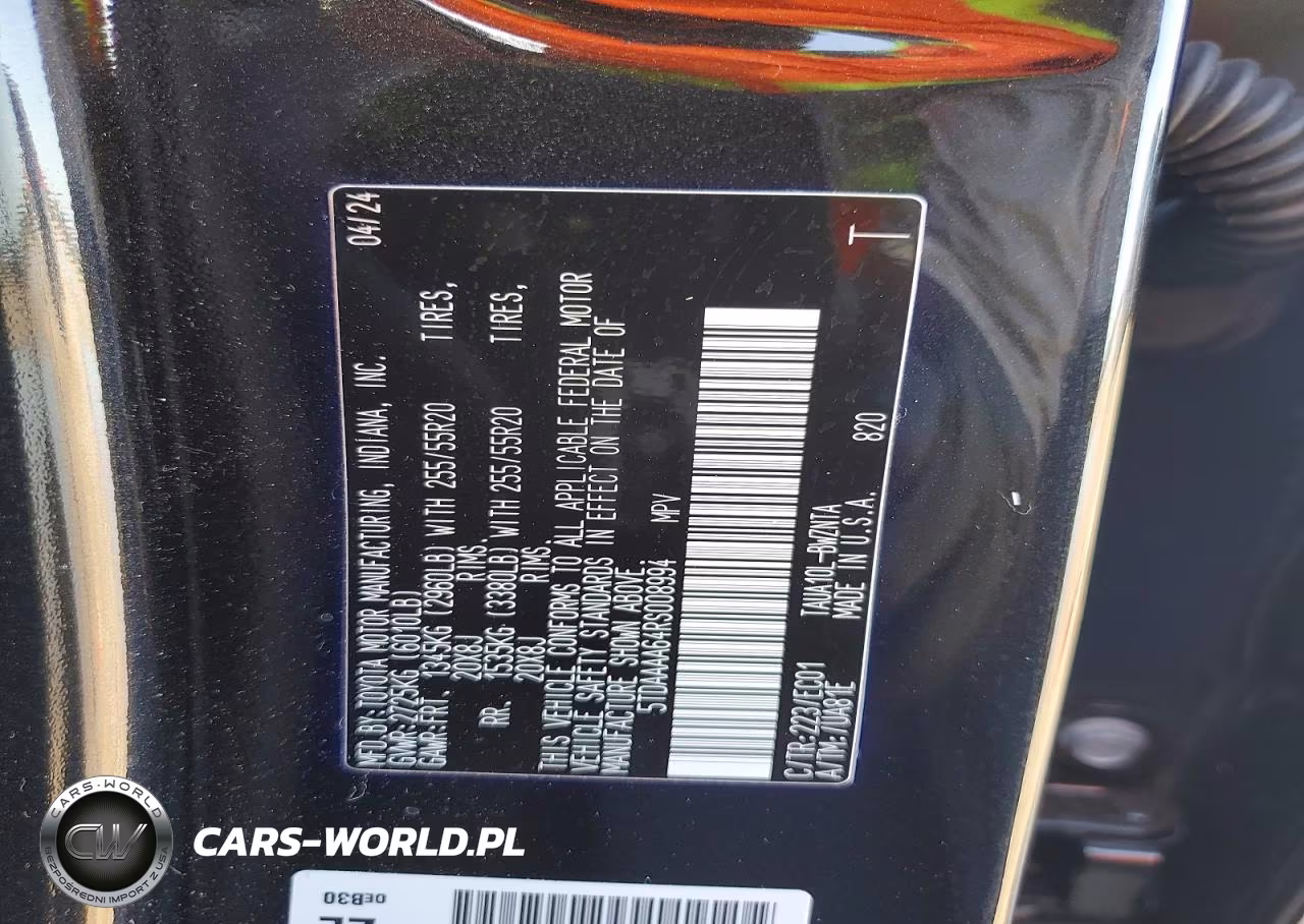 2024 Lexus Tx 350 VIN:5TDAAAA64RS008994 - 13