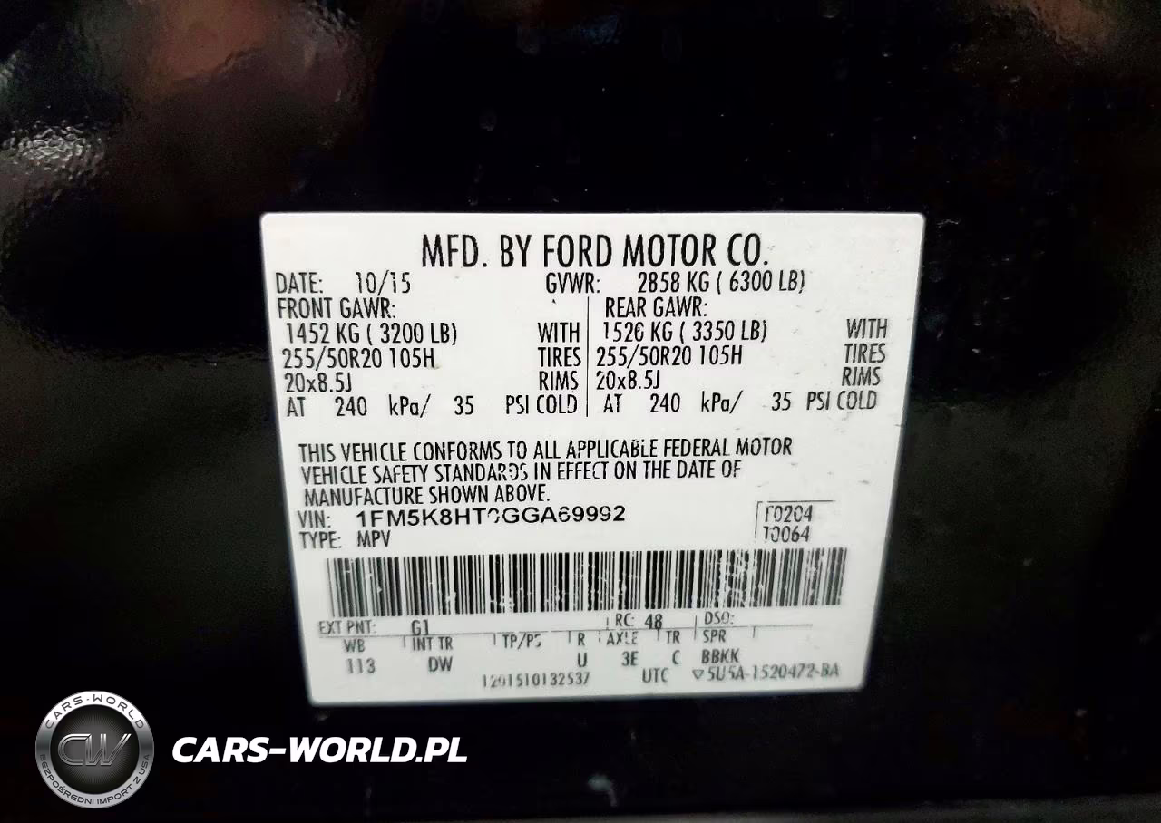 2016 Ford Explorer Platinum VIN:1FM5K8HT0GGA69992 - 13
