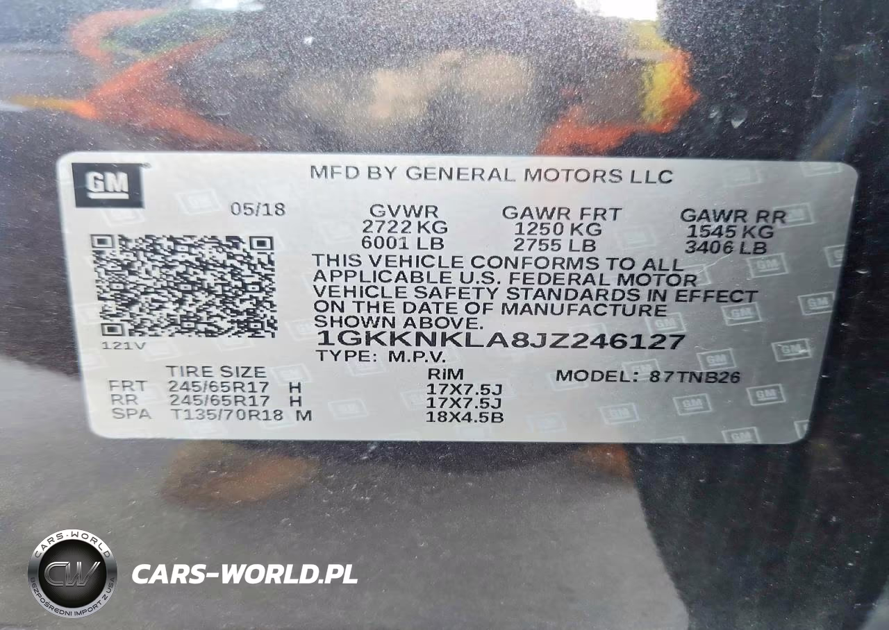 2018 GMC Acadia Sle VIN:1GKKNKLA8JZ246127 - 13