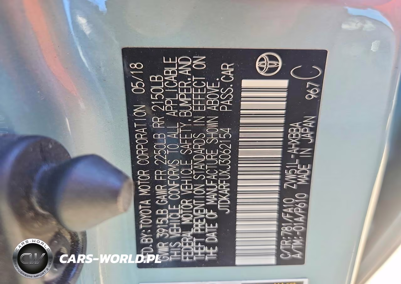2018 Toyota Prius Two Eco VIN:JTDKARFUXJ3062154 - 12
