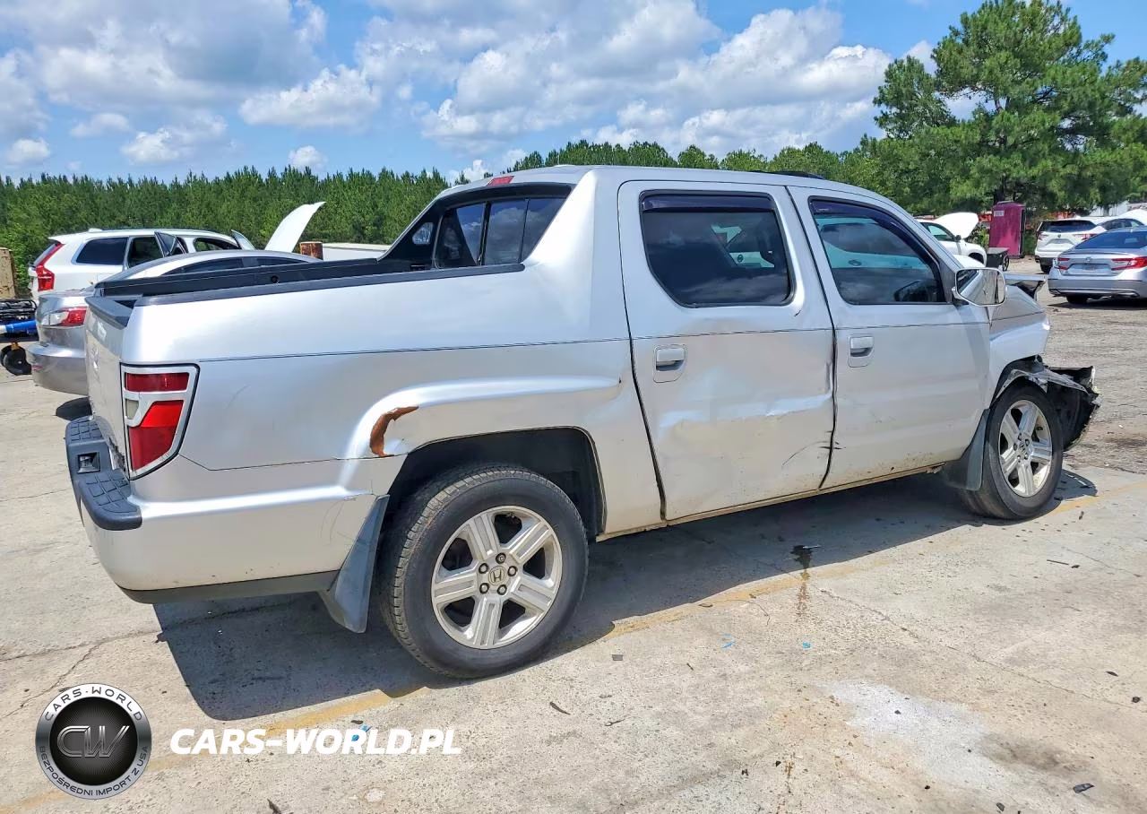 2009 Honda Ridgeline Rtl VIN:5FPYK16549B105278 - 3