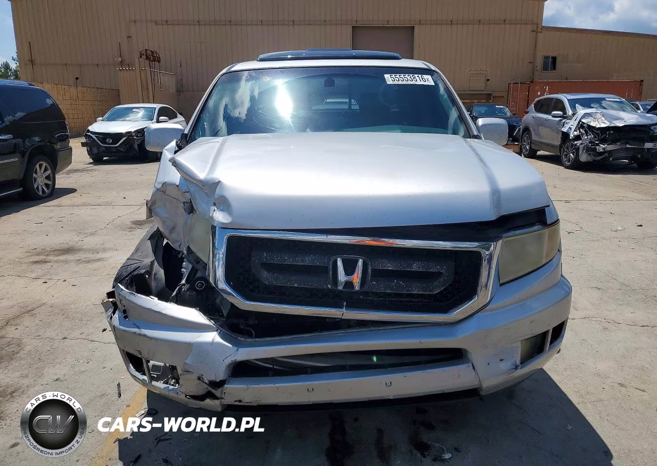2009 Honda Ridgeline Rtl VIN:5FPYK16549B105278 - 5